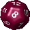 8 on a d12 8